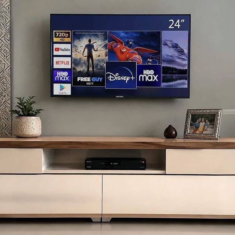 Smart Tv 24 Led Hd Weyon Android Tv Hdmi Usb Wifi 100/240v