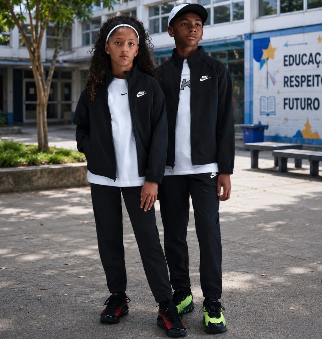Agasalho Nike Sportswear Infantil - Tam. P (8 a 10 anos)