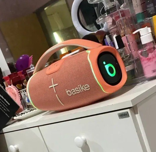 Caixa De Som Portátil Bluetooth, 100W, Subwoofer Ativo, Estéreo Hifi, Bombox, Com Rgb, Tws 1+1, Bateria 6 Horas, Bluetooth 5.3, Ipx6, Powerbank Para Telefones Celulares, Cor Rosa 110v 220v