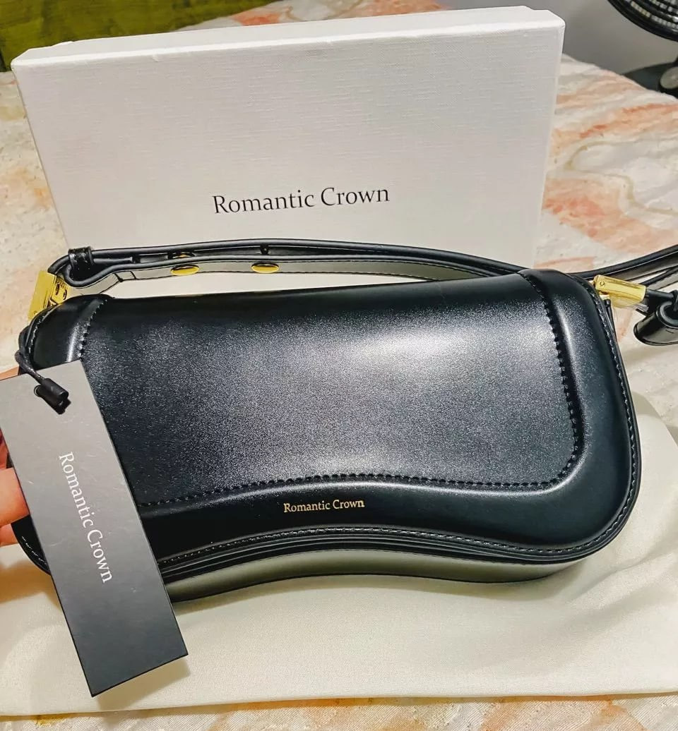 Bolsa Feminina Casual Transversal Minimalista Leve Para Dia Preto Lisa Níquel