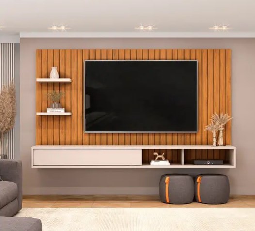 Painel para TV até 60" DJ Móveis Friz - 2 cores