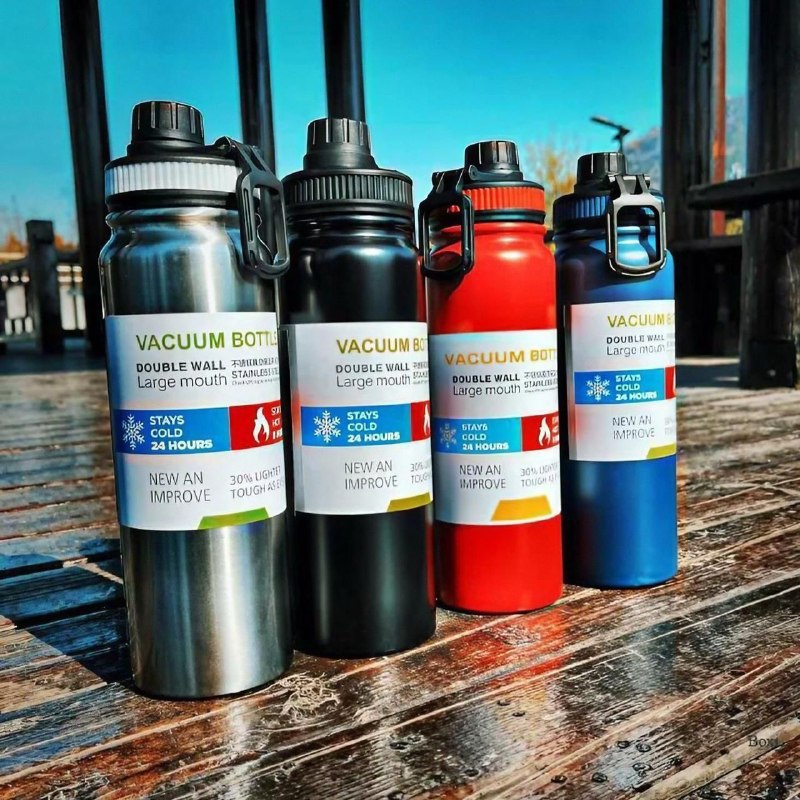 Garrafa Térmica De Água Inox 800ml