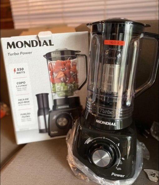 Liquidificador Pratic Turbo Iii, Mondial, 550w - L-93-bg