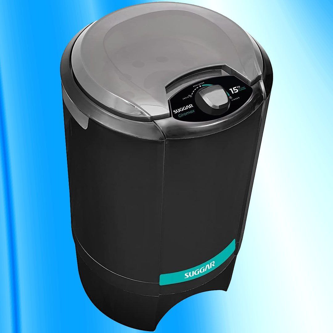 SUGGAR CENTRIFUGA DE ROUPAS GIROMAX 15KG PRETA 110V CT1501PT