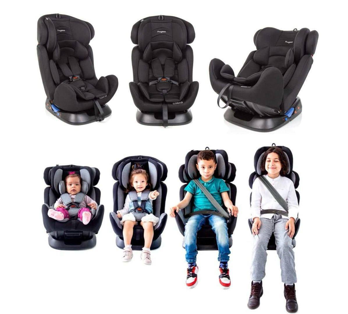 Cosco Kids, Cadeirinha Progress, 0 a 36kg, Preto