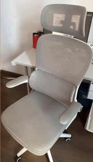 Cadeira Escritório Ergonômica Genebra B500 Luvinco Cor Preto Com Suporte Lombar Estofado M...