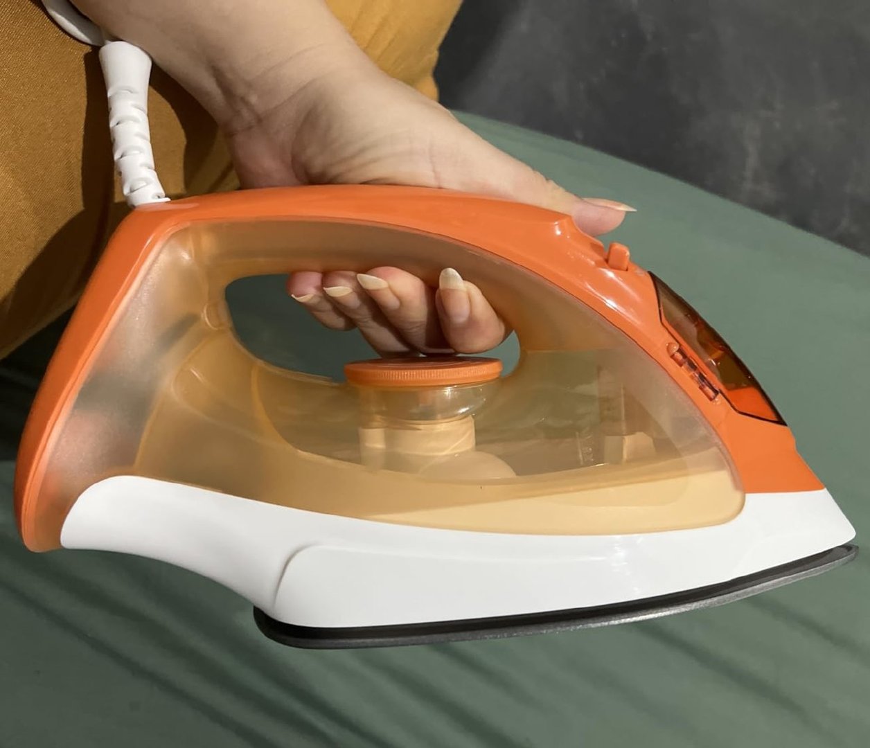 Ferro de Passar Cadence Vapor Base Antiaderente Laranja - 110v