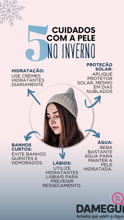 cuidar da pele no inverno 🧤🧣