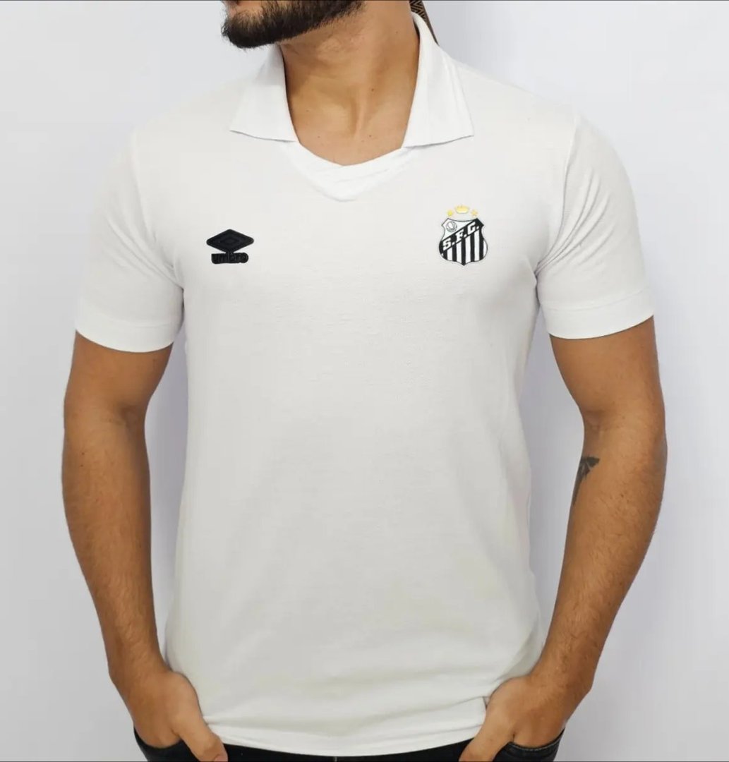 Camisa Polo Santos 25/26 Viagem Umbro Masculina - Tam. P