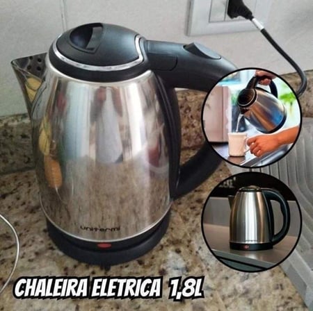 Chaleira Eletrica Atacama 1,8l - Unitermi
