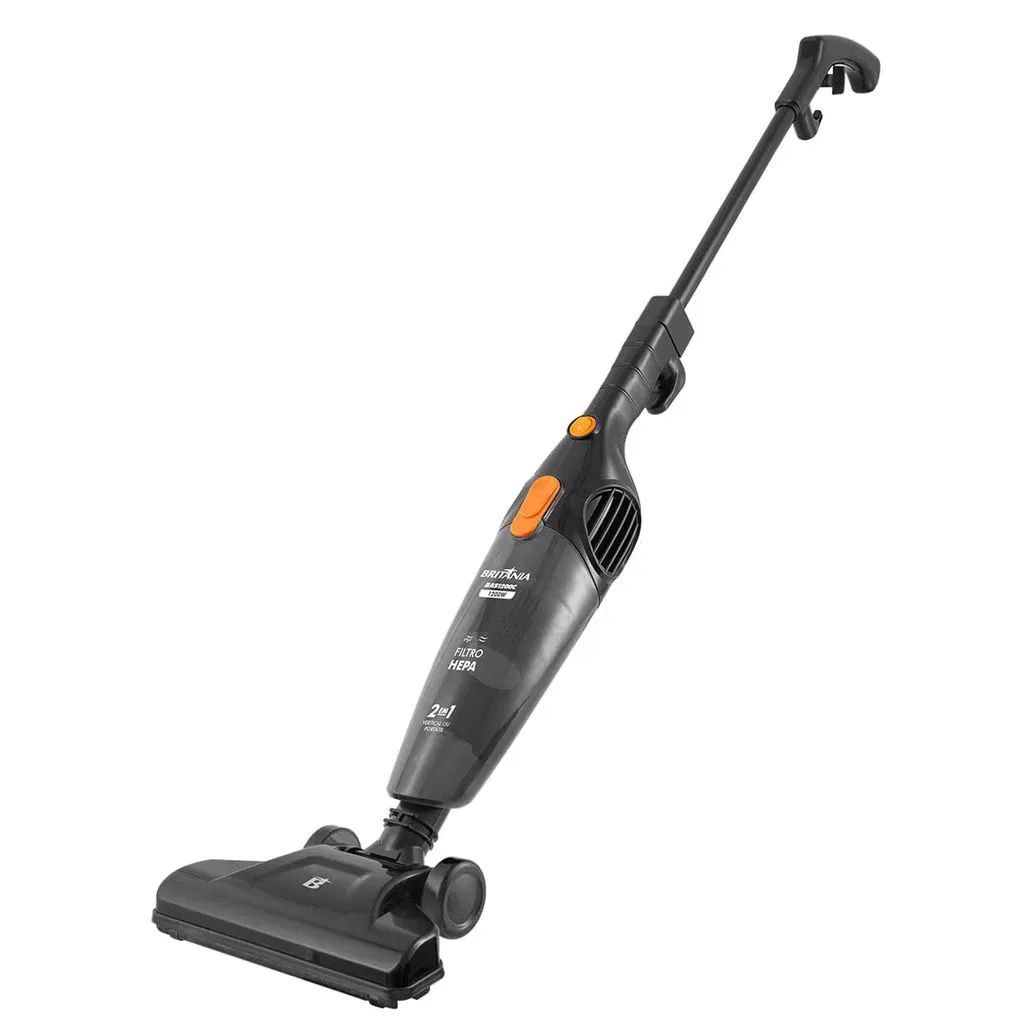 Aspirador de Pó Vertical Britânia 2 em 1 1200W BAS1200C