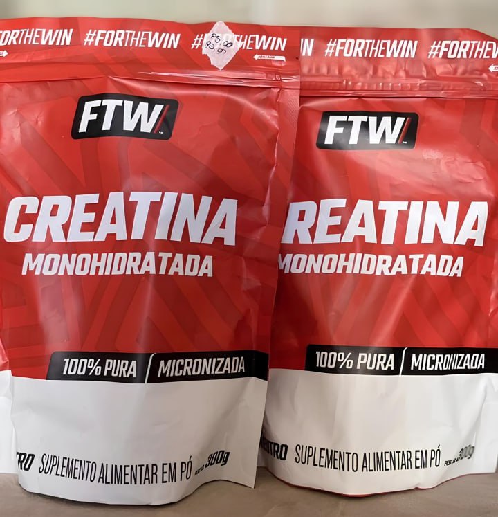 🤓Creatina Monohidratada 100% Pura Refil 500g - FTW