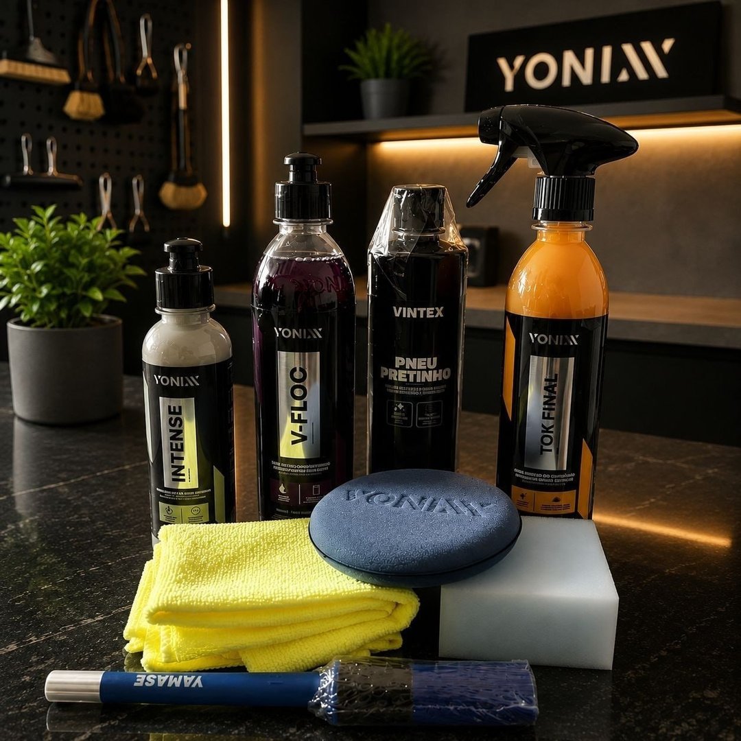 KIT SHAMPOO V-FLOC CERA TOK FINAL REVITALIZADOR INTENSE 240ML VONIXX PRETINHO VINTEX