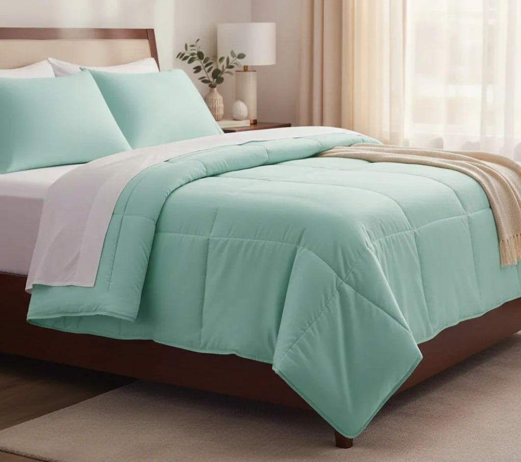 Edredom Casal Queen 400 Fios Dupla Face (opções de cores)