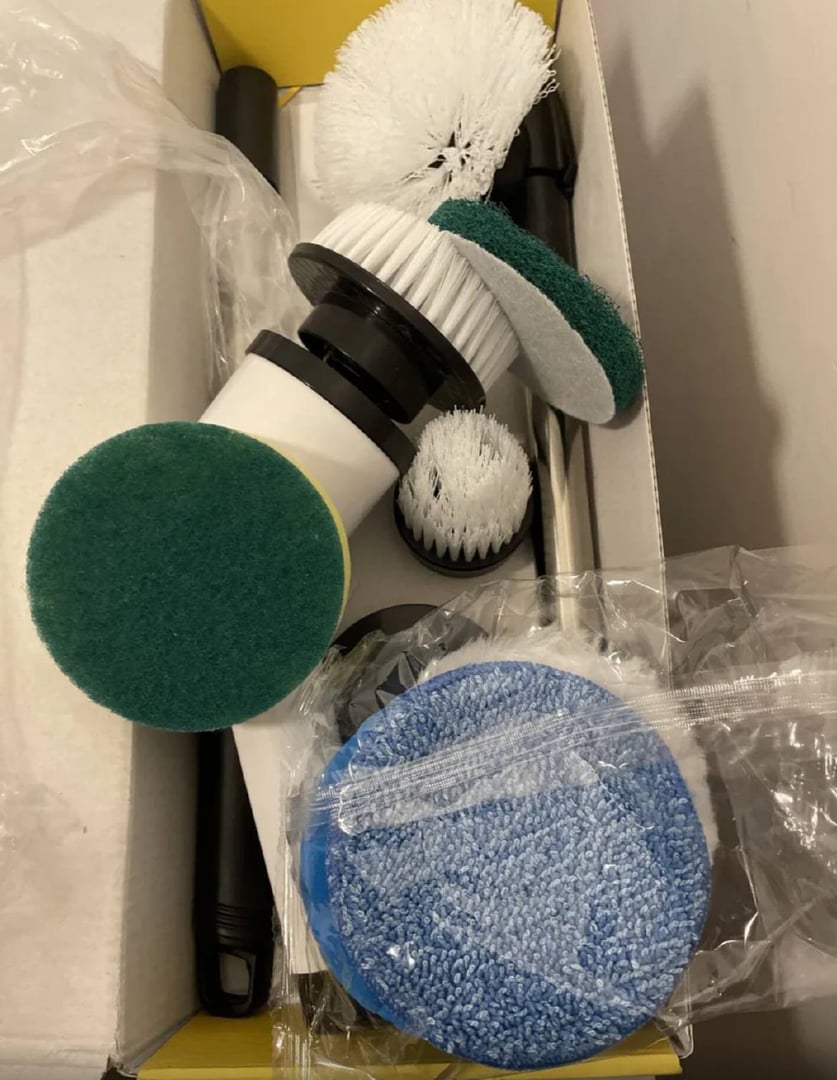 Mop Esfregão Elétrico Para Cozinha Banheiro Carro 9 Em 1