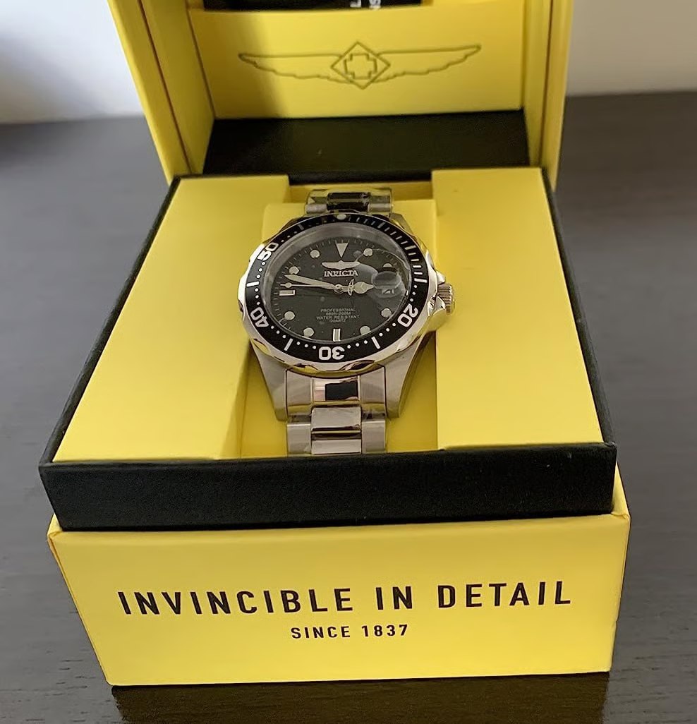 Relógio masculino Invicta Pro Diver 8932, aço inoxidável