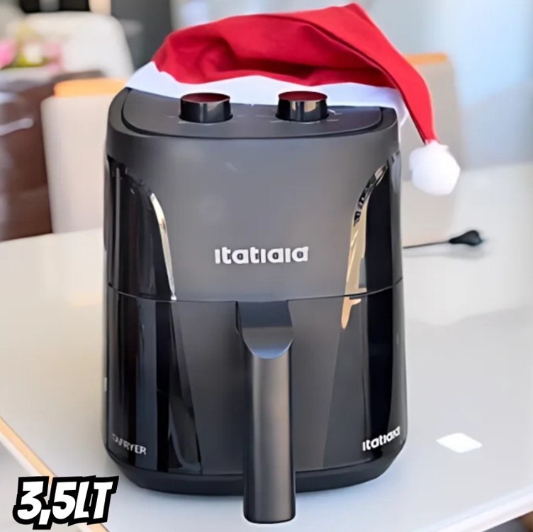 Fritadeira Itatiaia Afita1035a 3,5l Preto - Preto