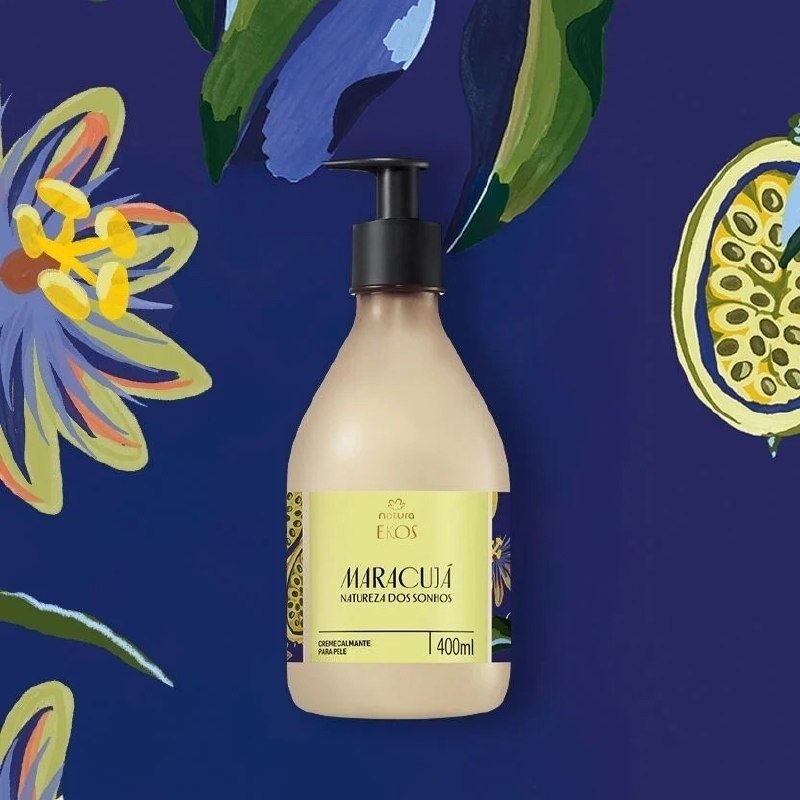 Creme Desodorante Hidratante para o Corpo Ekos Maracujá Natureza dos Sonhos 400 ml