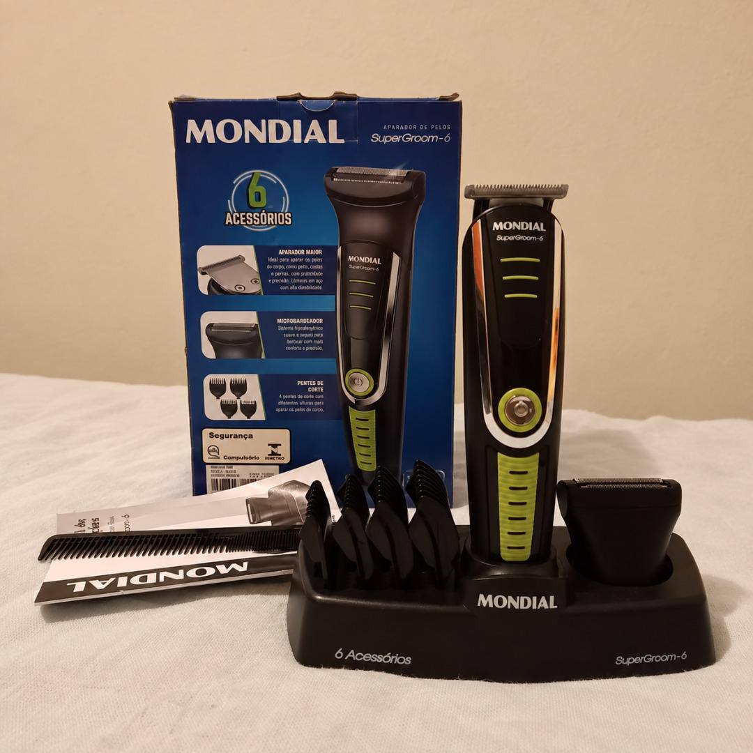 Cortador De Cabelo Mondial Super Groom 6 Bg-04