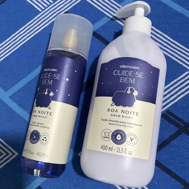 Kit Cuide-se Bem Boa Noite: Body Splash 200ml + Hidratante Desodorante Corporal 400ml