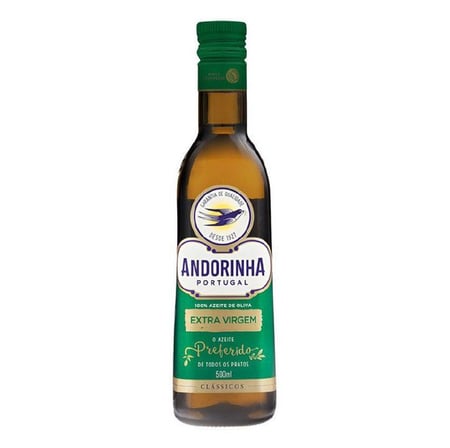 Azeite De Oliva Extra Virgem Português Andorinha Vidro 500ml