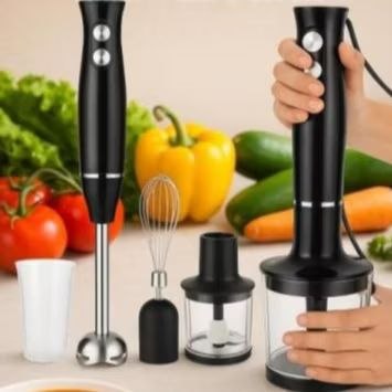 220V
 Mixer 4 em 1 Portátil 400W  HAND BLENDER NF-8009S– Batedor, Triturador, Copo e Fouet...