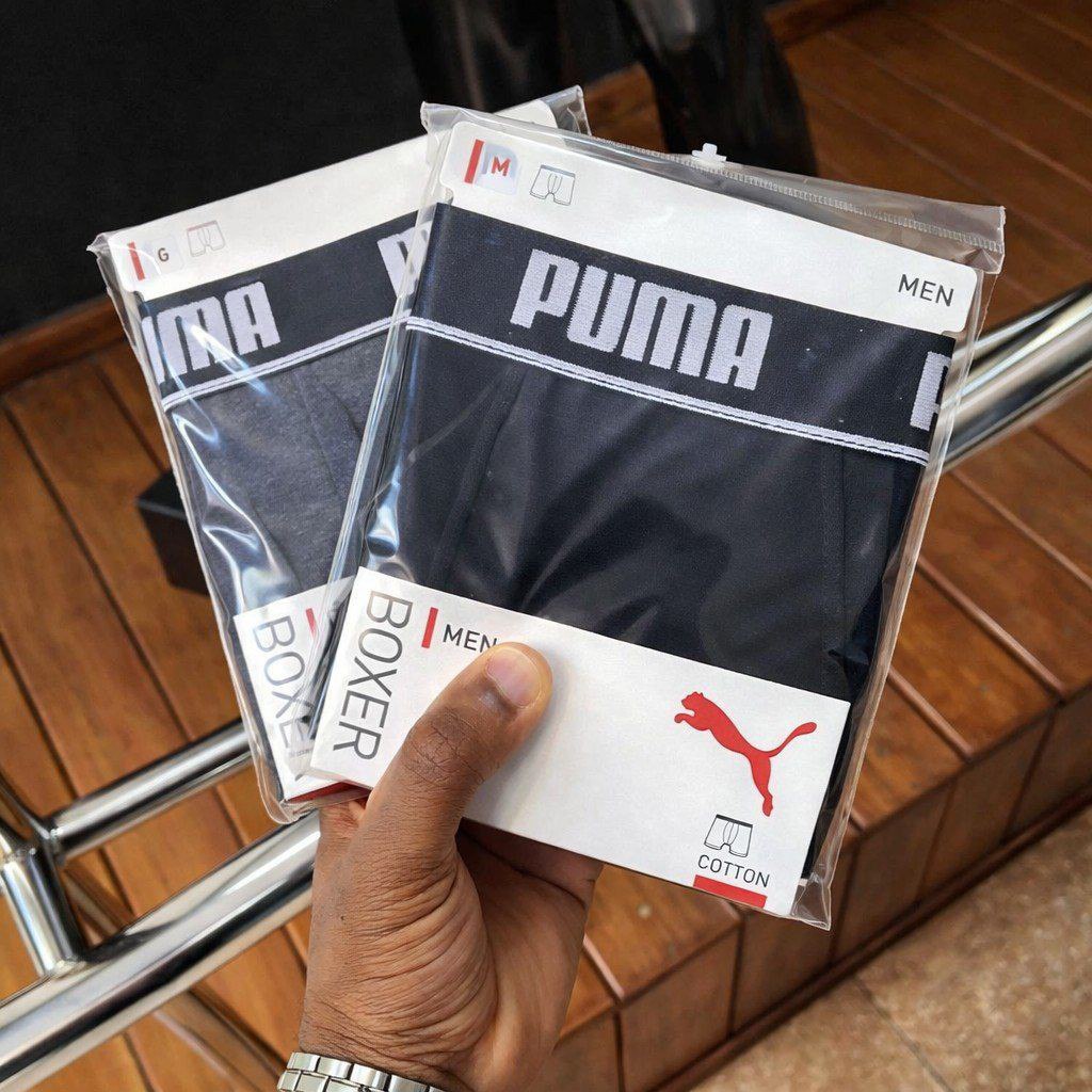 Kit 4 Cuecas Boxer Puma Poliamida Sem Costura Original 
