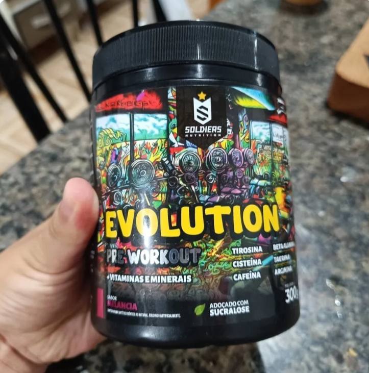 Pré-treino Evolution 300g Termogênico Soldiers Nutrition