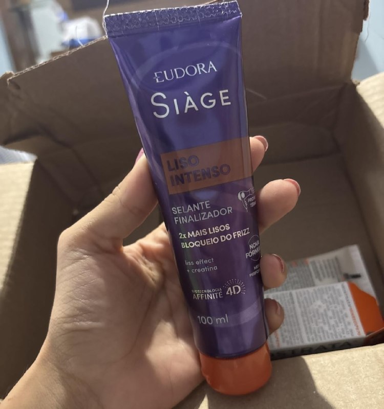 Eudora Leave-In Capilar Selante Finalizador Siàge Liso Intenso 100ml