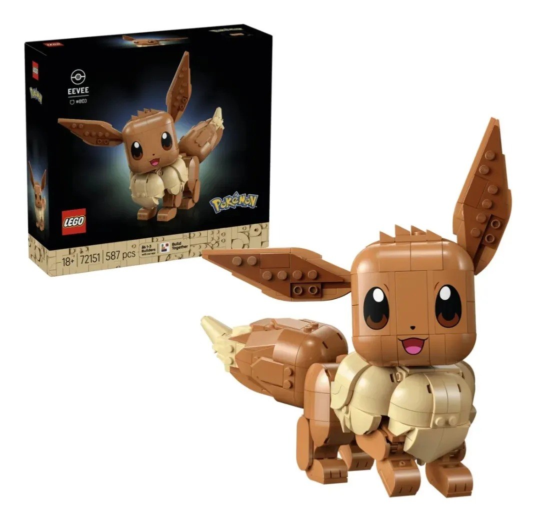 Kit de Construcao LEGO Pokemon Eevee 72151
