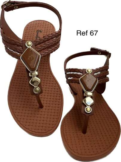 Sandalia feminina 3 Tira N