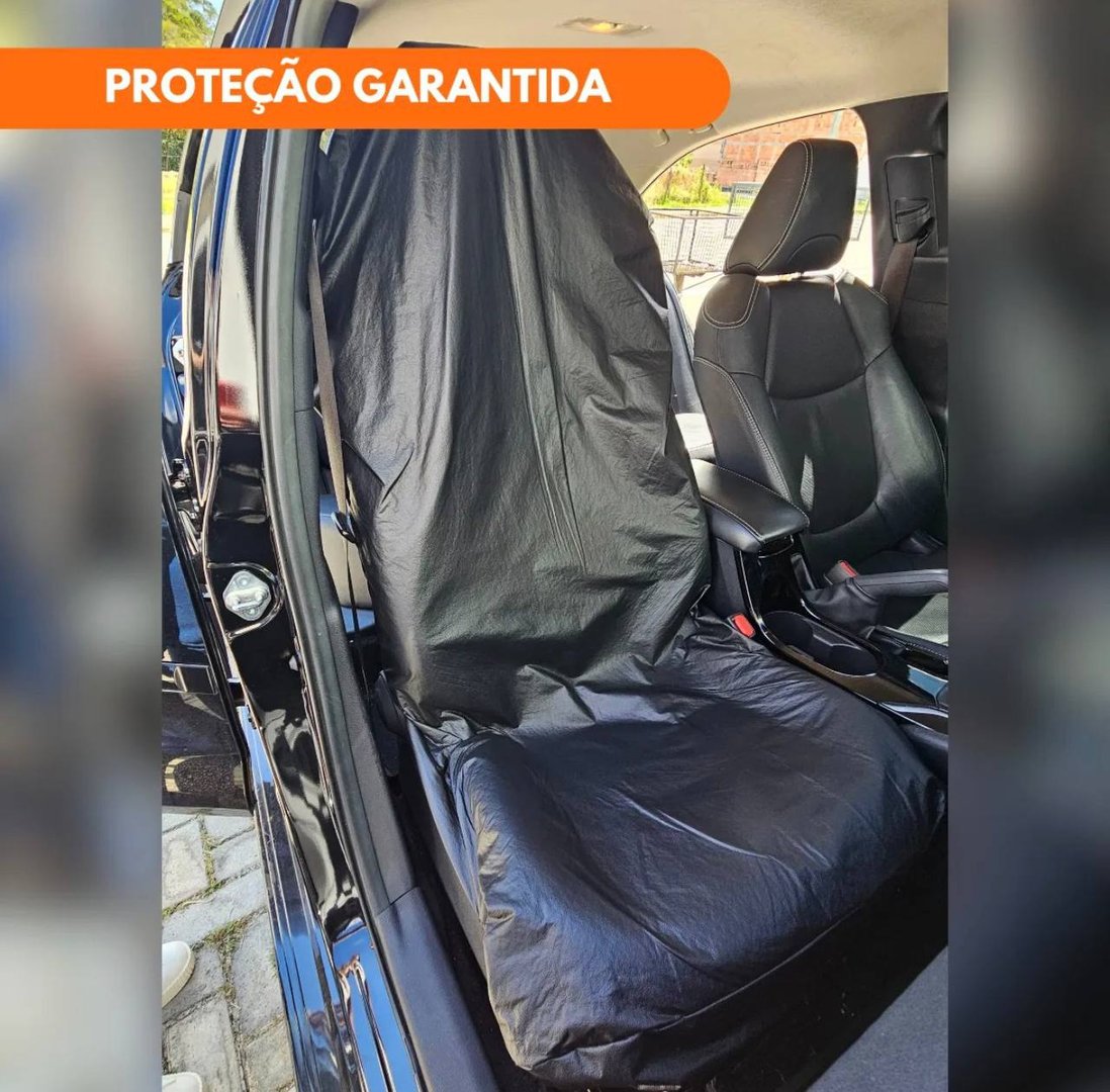 Kit 2 Capas Impermeável Protetora Banco Carro