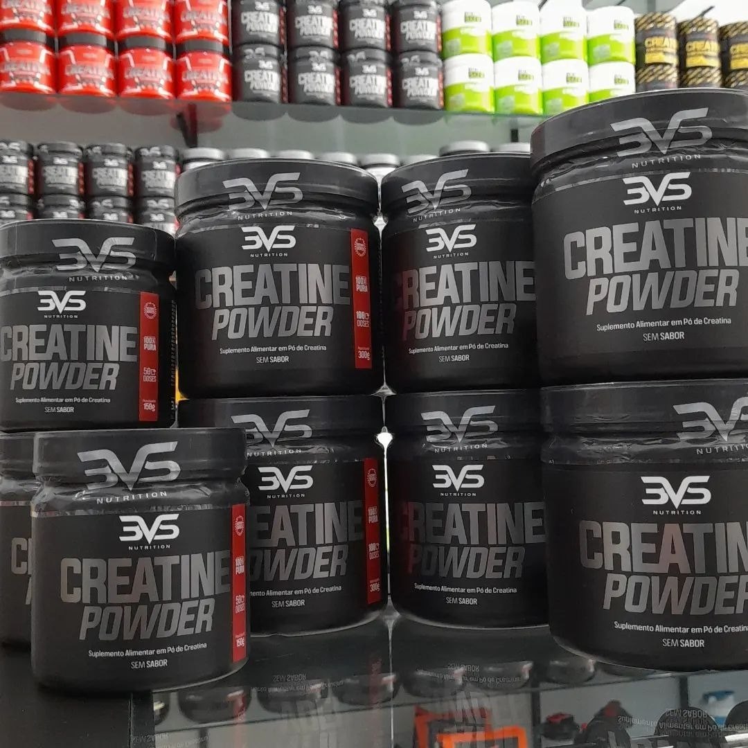 Creatina Monohidratada 300g - 100% Pura - 3vs Nutrition Sem Sabor