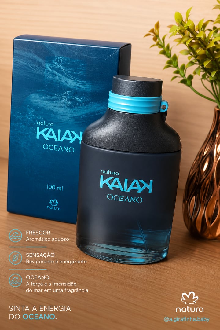 Kaiak Oceano Masculino Promoção Vai Dar Onda 100 ml
