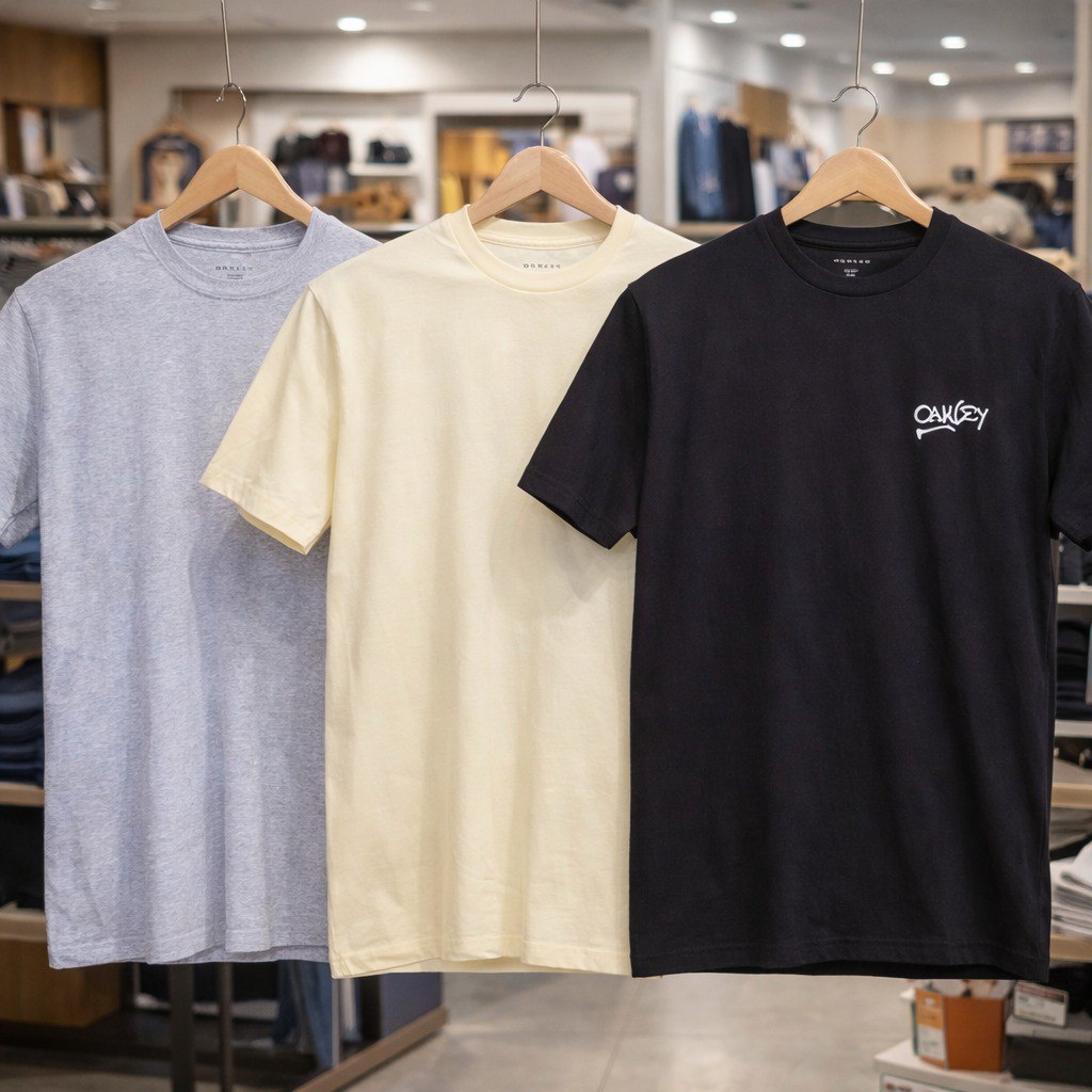 Kit 3 Camisetas Oakley Logo Grafitti Misselaneous Masculina - Tam. P