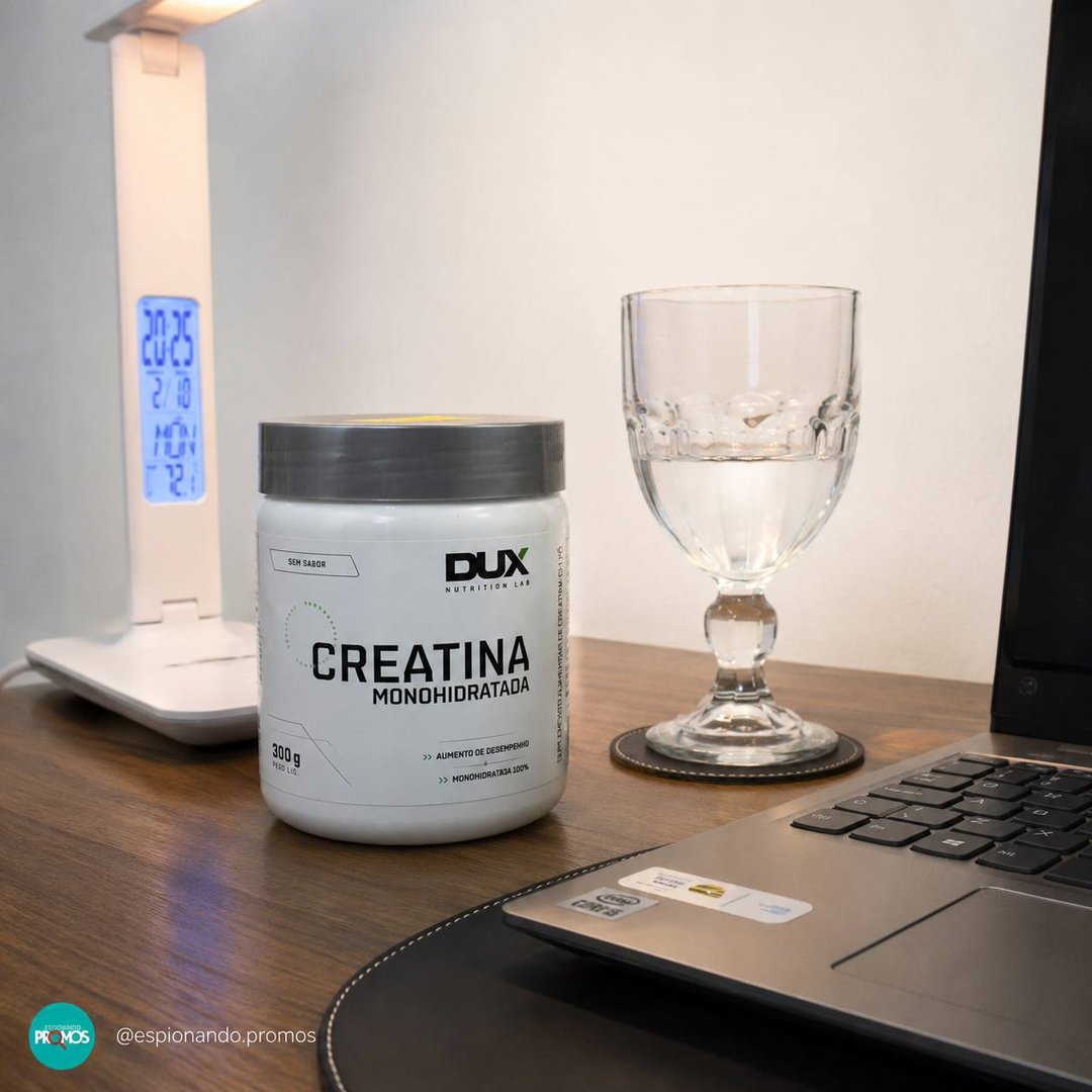 Creatina Monohidratada Sem Sabor - Pote 300g DUX