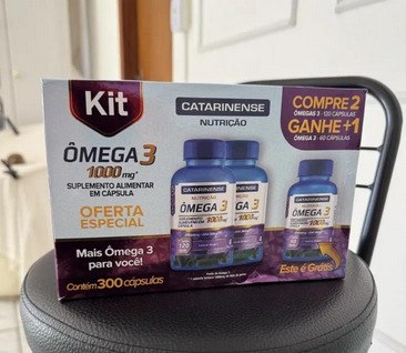 Kit Ômega 3 Catarinense 1000mg - 300 Cápsulas