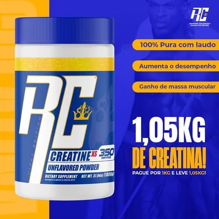 Creatina Ronnie Coleman 100% Pura Original 1kg Importada