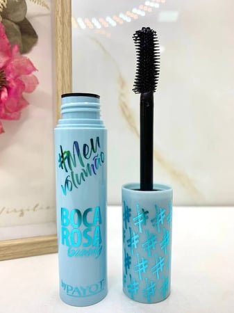 Rímel Boca Rosa Meu Volumão Máscara de Cílios 6g cor Preto Resistente á Água