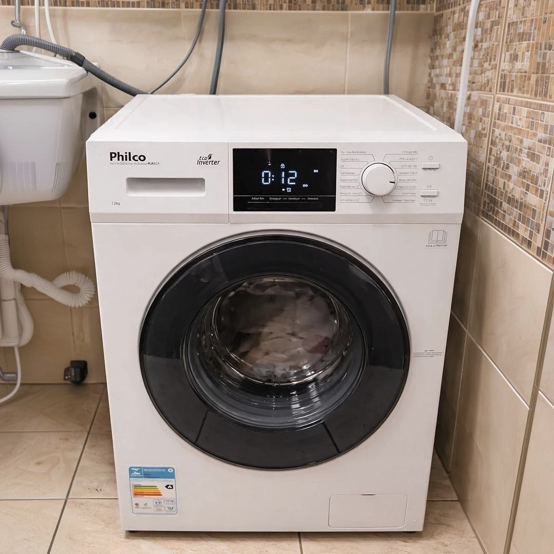Máquina de lavar 12Kg Philco 16 Modos de operação PLR12A 220V