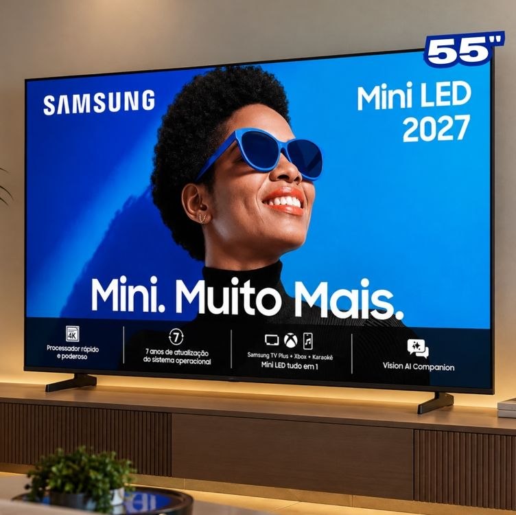 Samsung Smart TV 55" Mini LED 4K M75H 26/2027