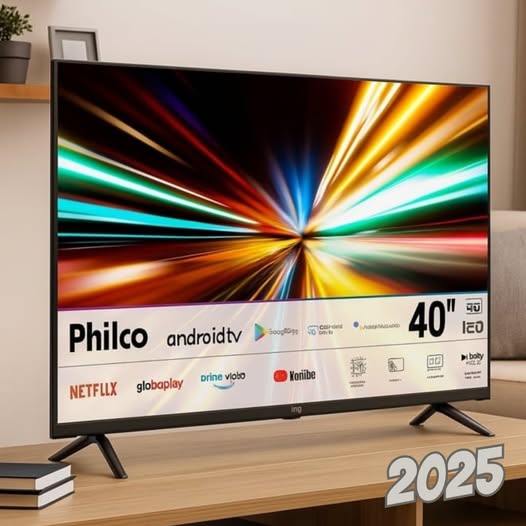 Smart TV 40'' Philco Led Android 11 Hdr10 Dolby Audio Google Assistente Comando de Voz