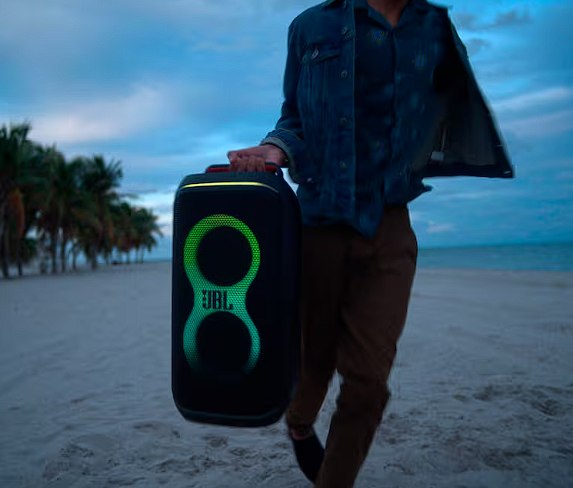 Caixa de Som JBL PartyBox Club 120 Bluetooth Amplificada Portátil 160W USB