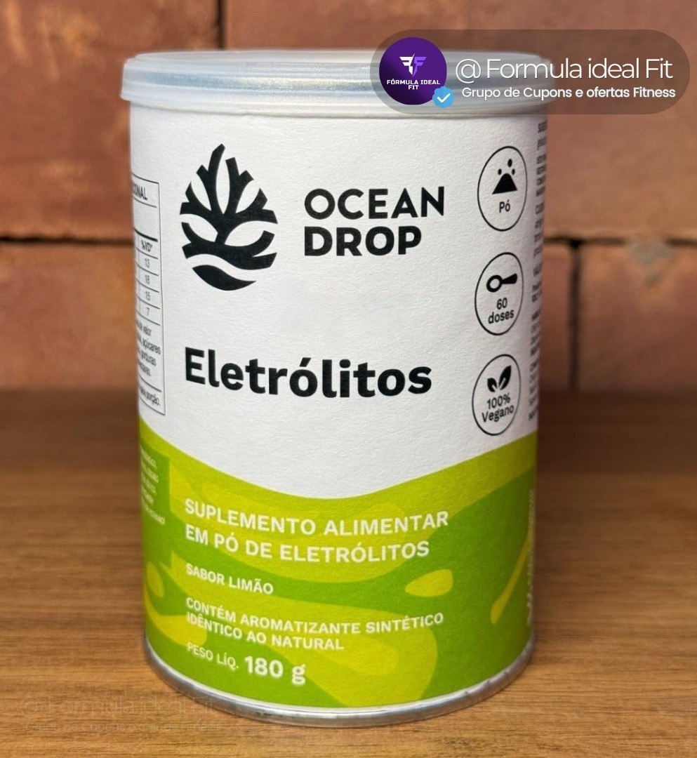 Eletrólitos Ocean Drop 180g (60 doses)