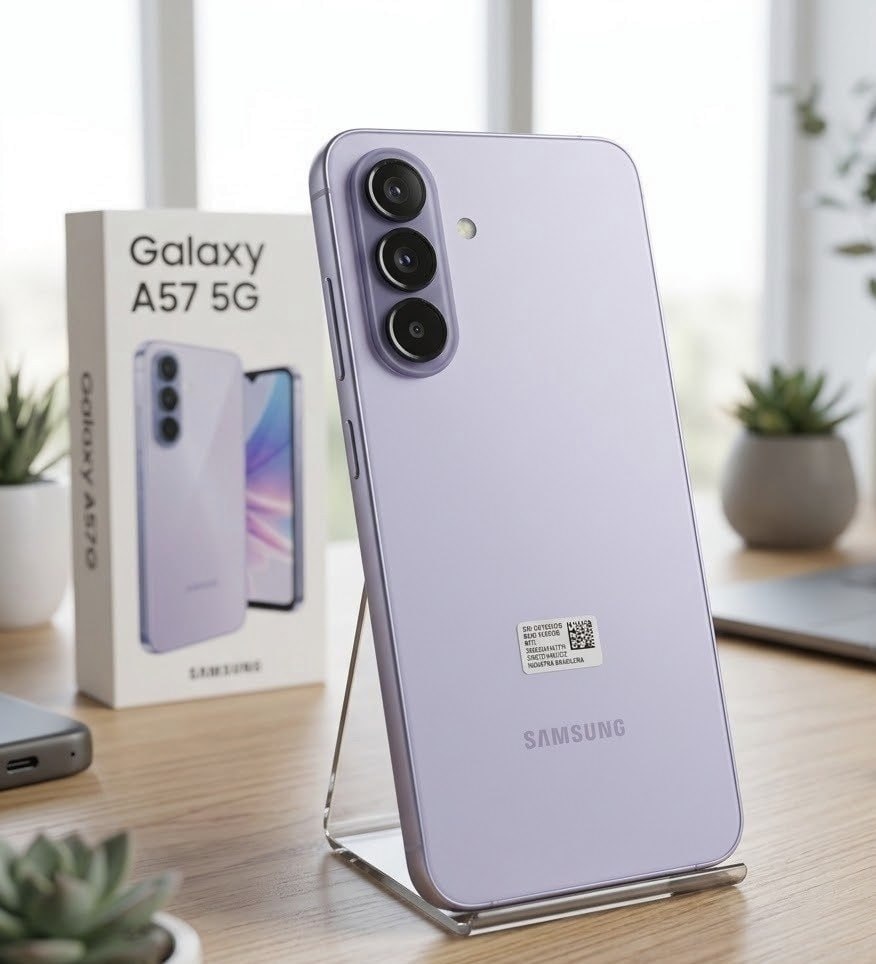 Celular Samsung Galaxy A57 5G 128GB, 8GB RAM, Câmera 50MP, IP68, Super AMOLED 6.7
