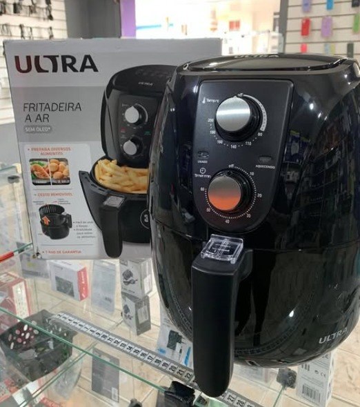 Air Fryer Ultra AF-UT-01 Preta com Timer 3,2L
