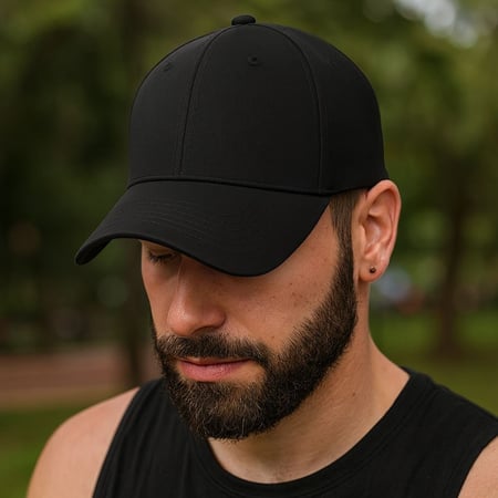 Boné Liso Aba Curva Unissex Ajustável Poliester Fitão