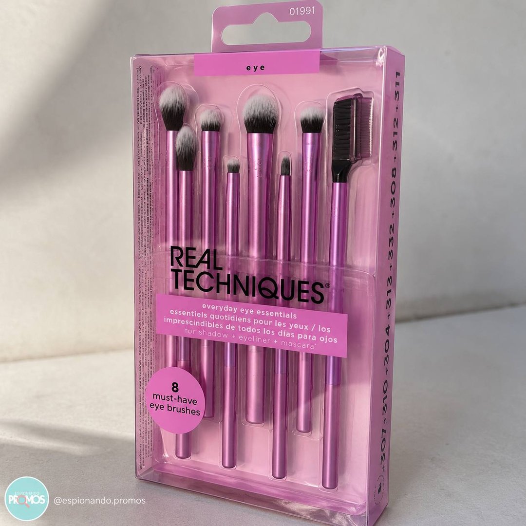 Real Techniques - Kit de Pincéis para os Olhos - 1991