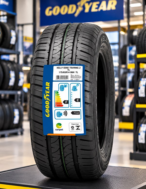 Pneu 175/65r14 Goodyear Kelly Edge Touring 2 86h Aro 14 Índice de Velocidade H