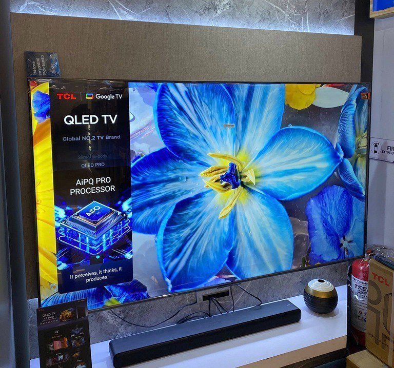 Smart TV 65" TCL 2025 4K UHD QLED Google TV AiPQ 3 HDMI Google Assistente Comando de Voz